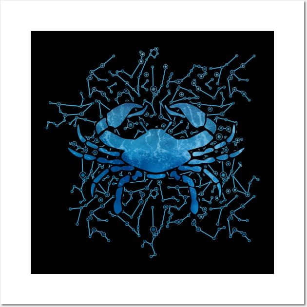 Cancer Zodiac Sign Water element Wall Art by Nartissima